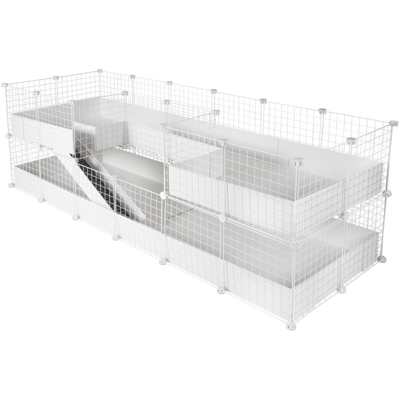 CagesCubes Jaula CyC EXTRA-GRANDE 2x6 paneles para cobayas
